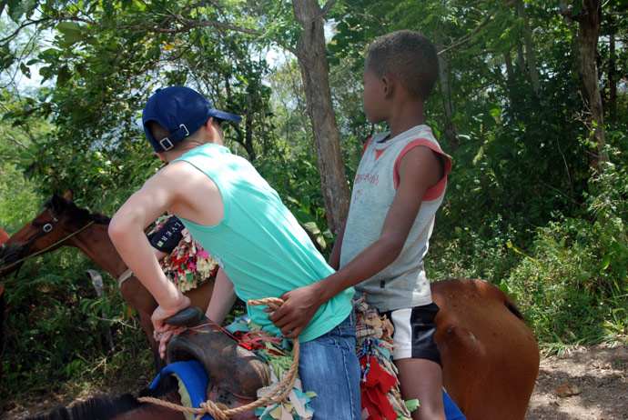 gita a cavallo repubblica dominicana