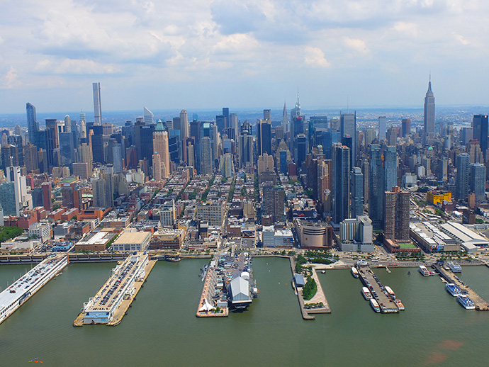 New York vista dall'alto