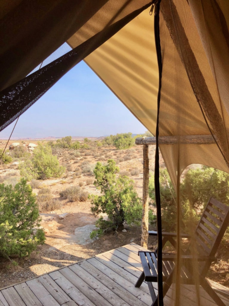 Under Canvas Glamping Patio