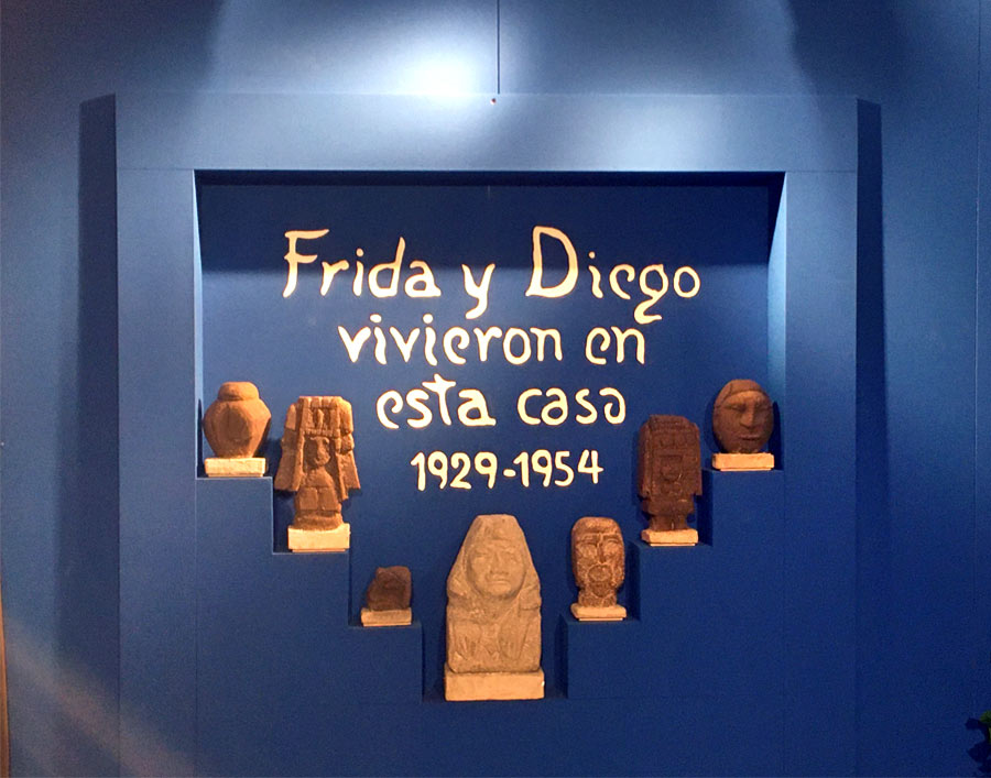 Ricostruzione della casa di Frida Kahlo 