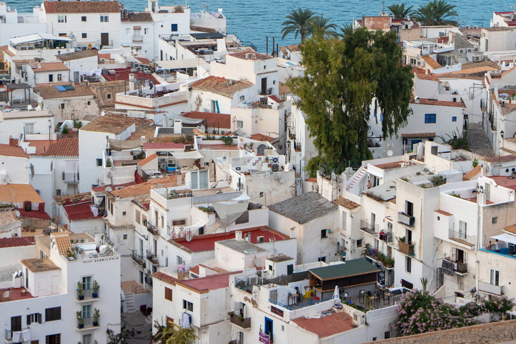 tetti di Ibiza