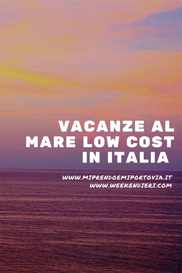 località di mare più economiche italia